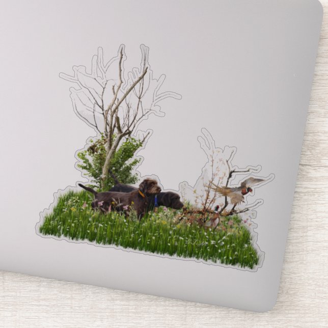 Sticker Le Pudelpointer (Détail)