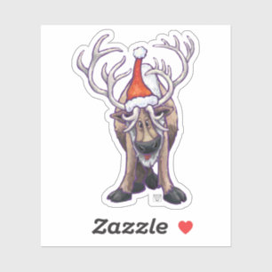 Sticker Le renne de Noël