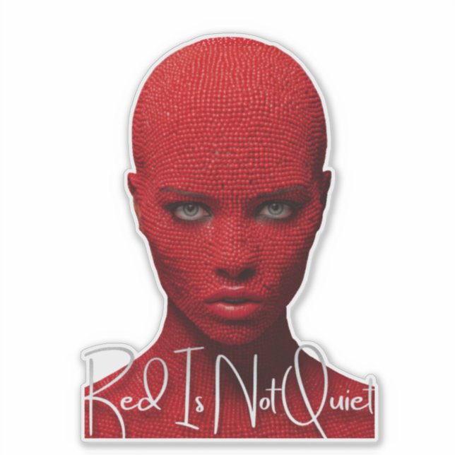 Sticker Le Rouge N'est Pas Silencieux (Devant)