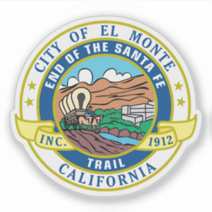 Sticker Le sceau de El Monte, Californie