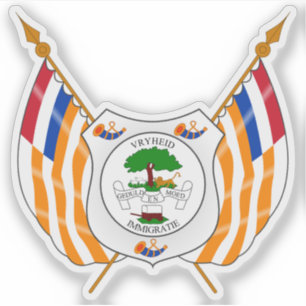 Sticker Le sceau de l'État libre d'Orange, Rép. d'Afrique