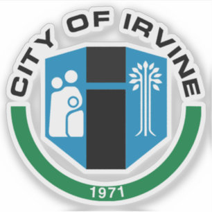 Sticker Le Sceau d'Irvine, Californie