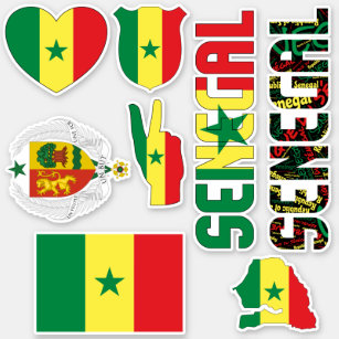 Stickers drapeau du sénégal à acheter en ligne