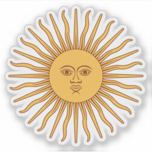Sticker Le Soleil de Mai (Sol de Mayo) d'Argentine