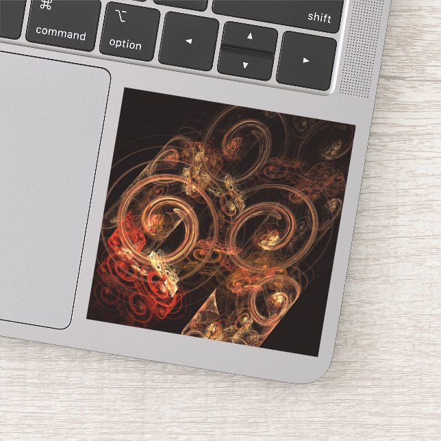 Sticker Le son de la musique Art Abstrait (Détail)