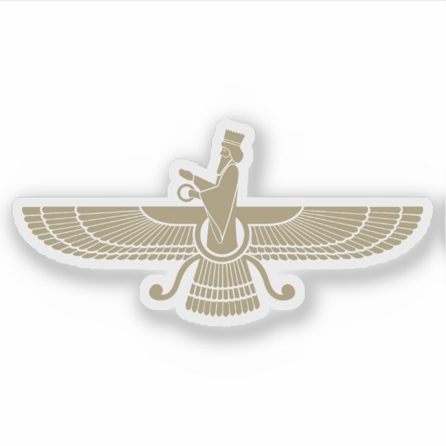 Sticker Le symbole Faravahar, Iran (Devant)