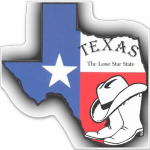 Sticker Le Texas, l'État étoilé