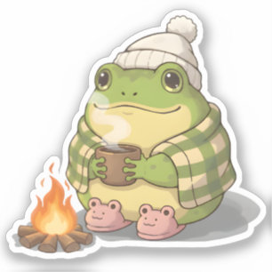 Sticker Le trait de Zochi aimant la convivialité