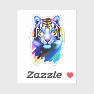 Sticker "Le visage du tigre