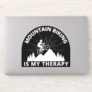 Sticker Le VTT est ma thérapie