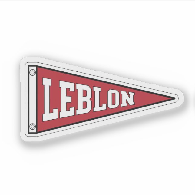 Sticker Leblon, Rio de Janeiro pennant (Devant)