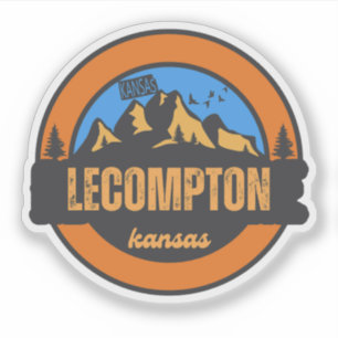 Sticker Lecompton, Kansas