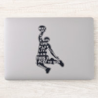 Lecteur de basketball slunk avec texte intégral