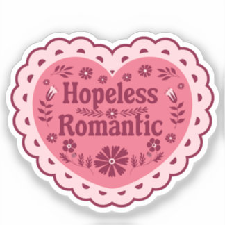 Sticker Lecteur romantique sans espoir Louveur livre livre