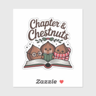 Sticker Lecture de Noël Chapitre & Marrons