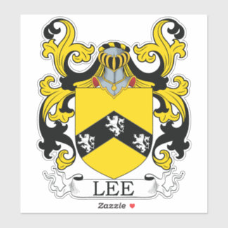 Sticker Lee Family Crest