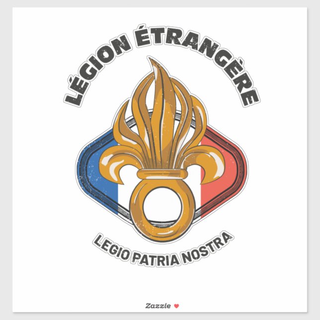 Sticker Légion Etrangère Militaire Légion étrangère (Feuille)