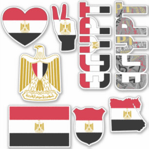 Sticker L'Egypte Extraordinaire forme les symboles nationa