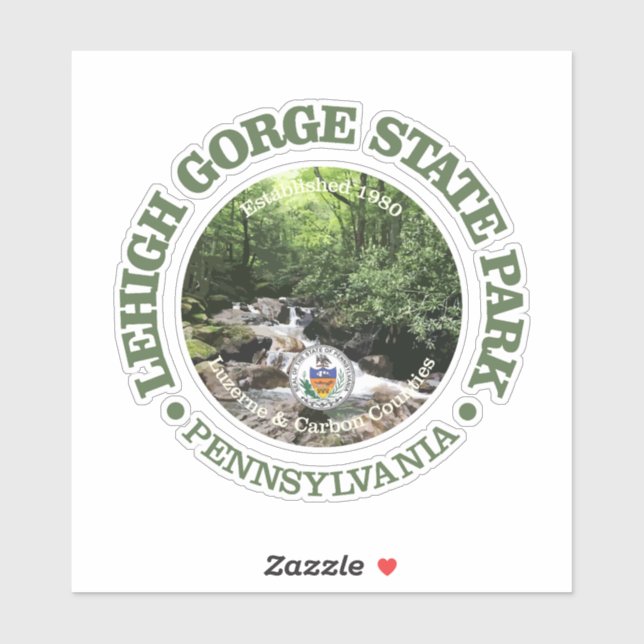 Sticker Lehigh Gorge SP (Feuille)