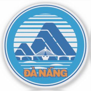 Sticker L'emblème de Da Nang, Vietnam