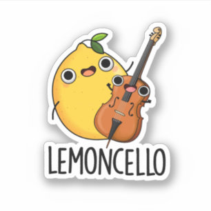 Sticker Lemoncello Funny Drink Pun