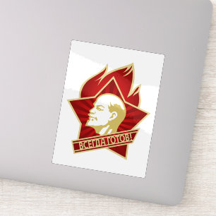 Sticker Lénine, URSS, CCCP, Union soviétique, Communisme