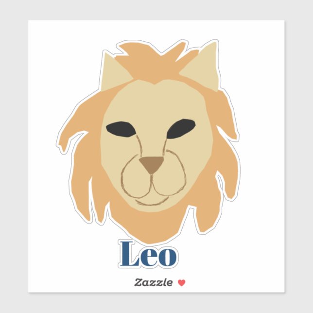 Sticker Leo Lion, (Feuille)
