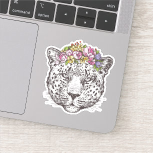 Sticker Leopard Hippie Chic