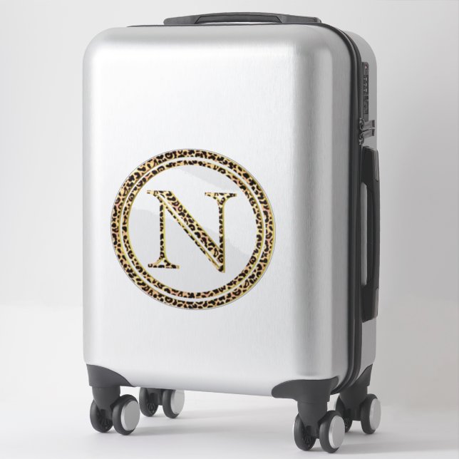 Sticker Leopard N (Sur valise)