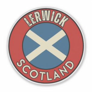 Sticker Lerwick, Écosse