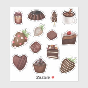 Sticker Les amateurs de chocolat