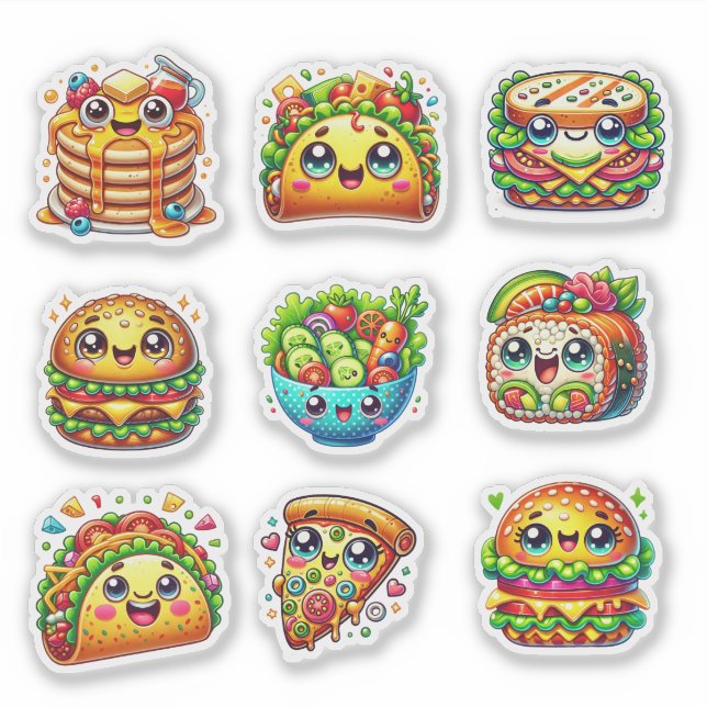 Sticker Les amateurs de cuisine mixte (Devant)