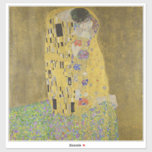 Sticker Les amoureux embrasser Embrace par Gustav Klimt