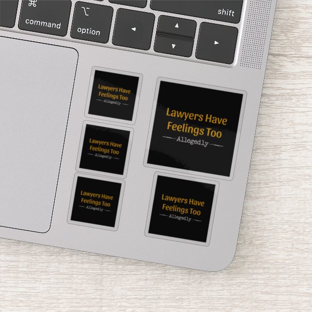 Sticker Les avocats ont des sentiments, paraît-il - Avocat (Détail)