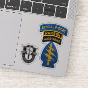 Sticker Les bérets verts des forces spéciales de l'armé