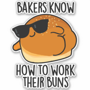 Sticker Les boulangers savent comment travailler leurs arm