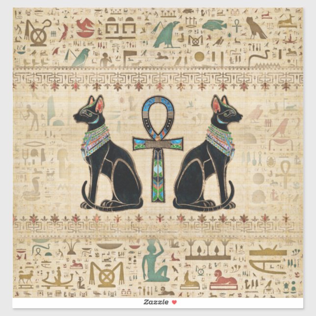 Sticker Les Chats d'Egyptian (Feuille)