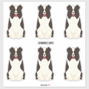 Sticker Les Collies Frontaliers Semblaient Si Mignons