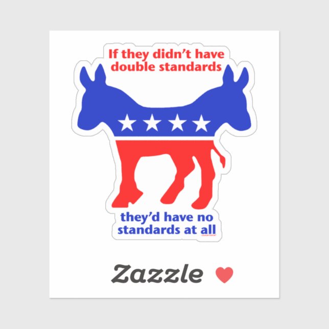 STICKER LES DÉMOCRATES DOUBLES NORMES (Feuille)