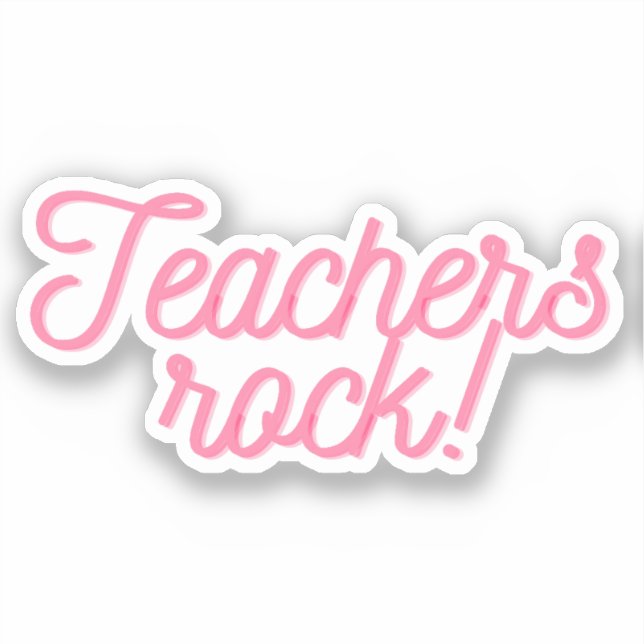 Sticker Les enseignants déchirent ! (Recto)