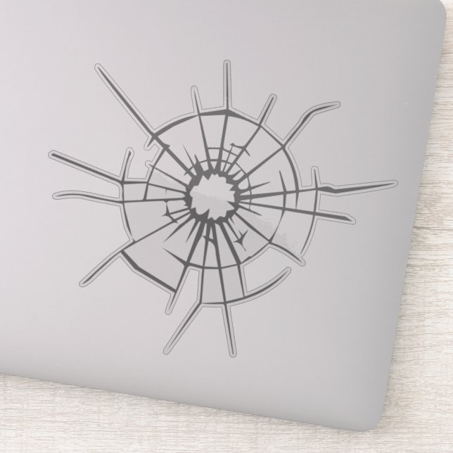 Sticker Les féministes brisent le plafond de verre | Effac (Détail)