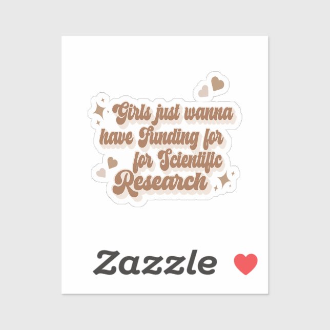 Sticker Les filles veulent juste avoir un financement pour (Feuille)