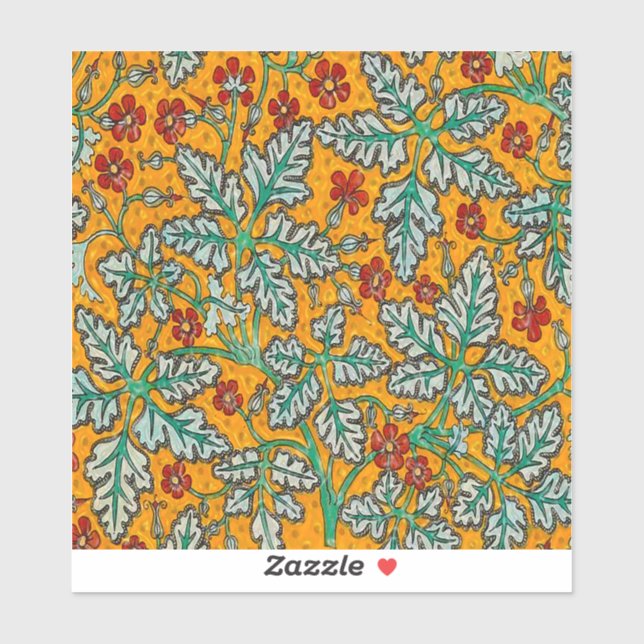 Sticker Les fleurs jaunes de Betty (Feuille)