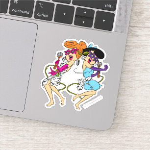 Sticker Les Flintstones   Wilma et vedettes du rock de