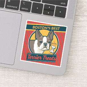 Sticker Les meilleurs soins Terrier de Boston