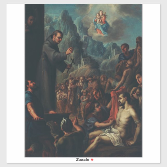 Sticker Les miracles de Saint-Salvador d'Horta (Feuille)