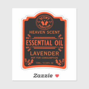 Sticker Les odeurs essentielles d'huile
