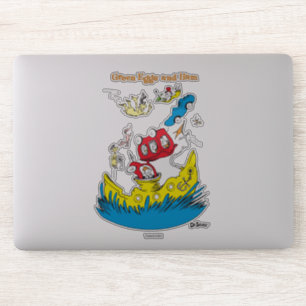 Sticker Les œufs verts et le jambon Je ne les aime nulle