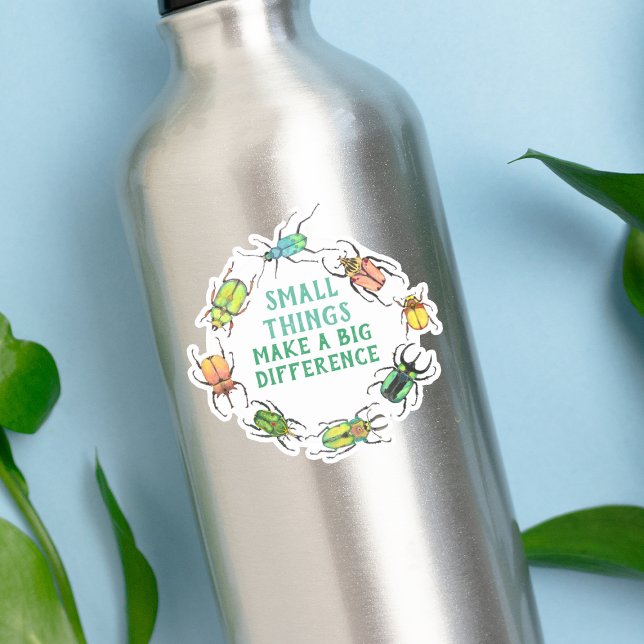 Sticker Les petites choses font une grande différence Beet (Créateur téléchargé)