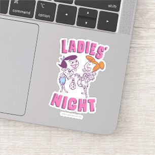 Sticker Les Pierrafeu   Betty & Wilma - La nuit des dames